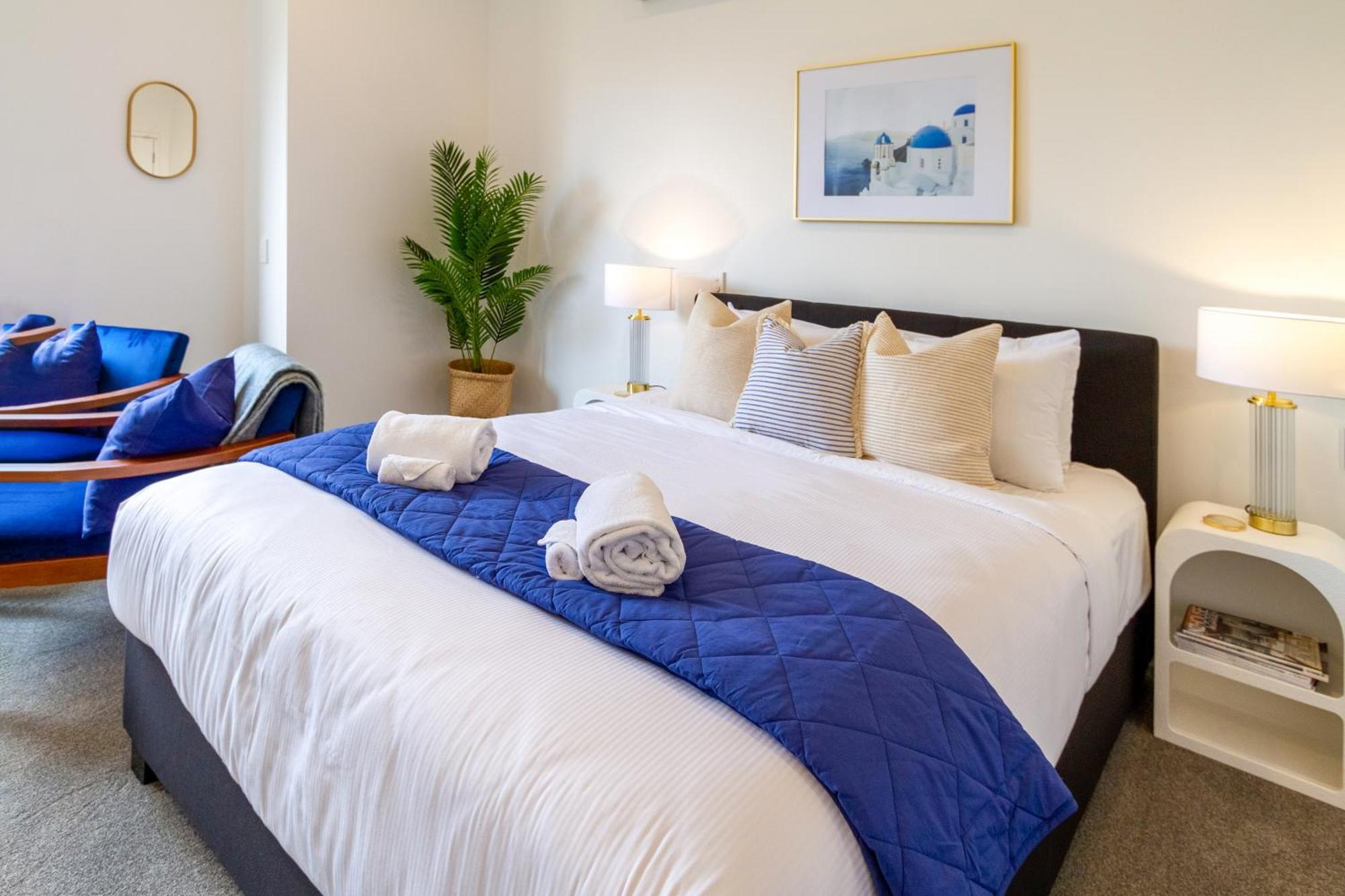 Central Christchurch Santorini Style 1Br Studio المظهر الخارجي الصورة