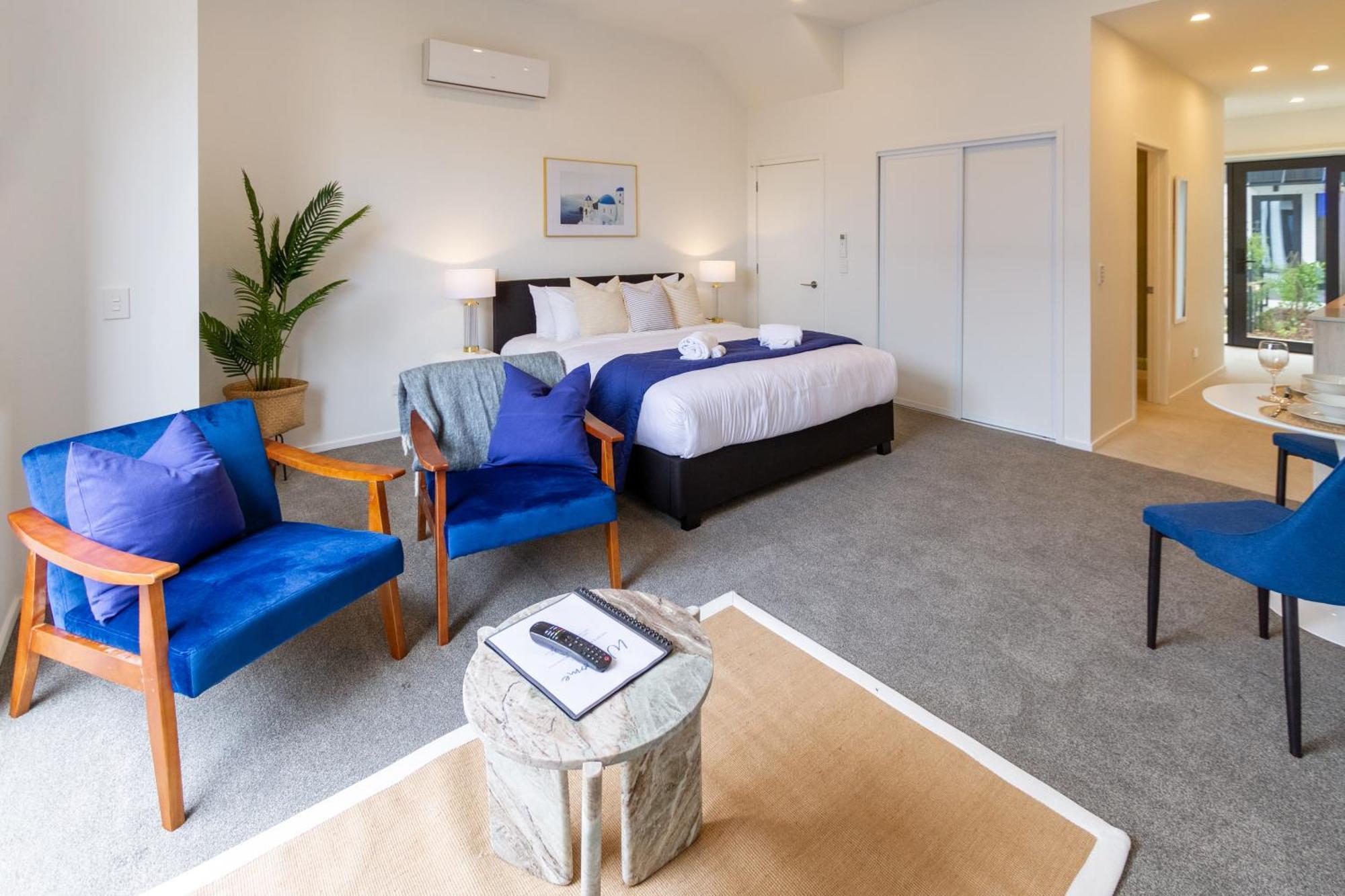 Central Christchurch Santorini Style 1Br Studio المظهر الخارجي الصورة